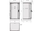 SCHROFF COM ECL 1200H700B600T SOCKEL