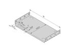 SCHROFF MONTAGEPLATTE 84TE 460T