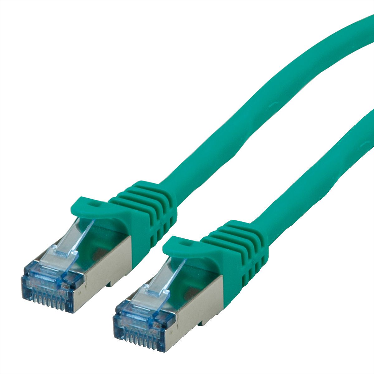 ROLINE Patchkabel Cat.6A S/FTP (PiMF), Component Level, LSOH, grün, 7,5 m