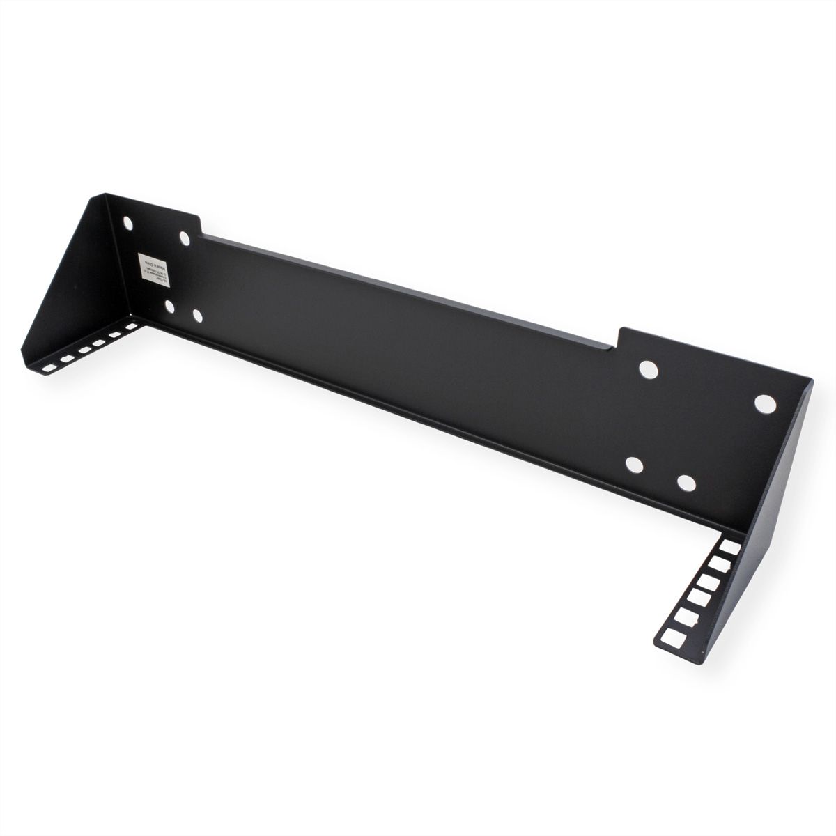 VALUE 19-Zoll-Wand-/Untertischhalterung, 2 HE, schwarz