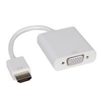 ROLINE HDMI-VGA Adapterkabel, HDMI ST / VGA BU, 0,15 m