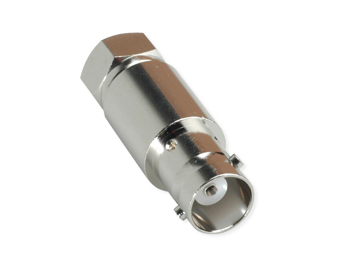 TELEGÄRTNER Adapter BNC-Buchse / F-Stecker