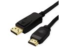 VALUE DisplayPort Kabel DP - UHDTV, ST/ST, schwarz, 5 m