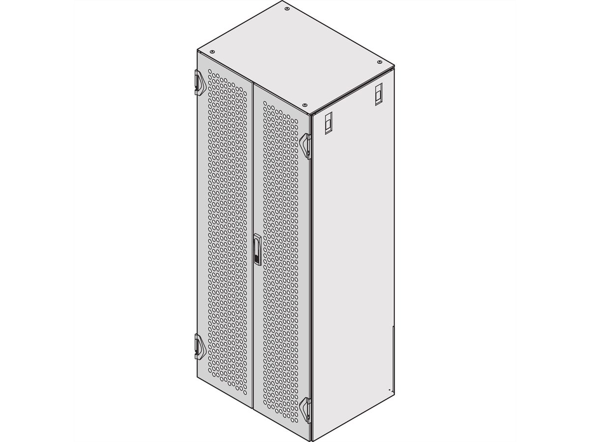 SCHROFF DOP.TUER PERF.1800H800B 7035