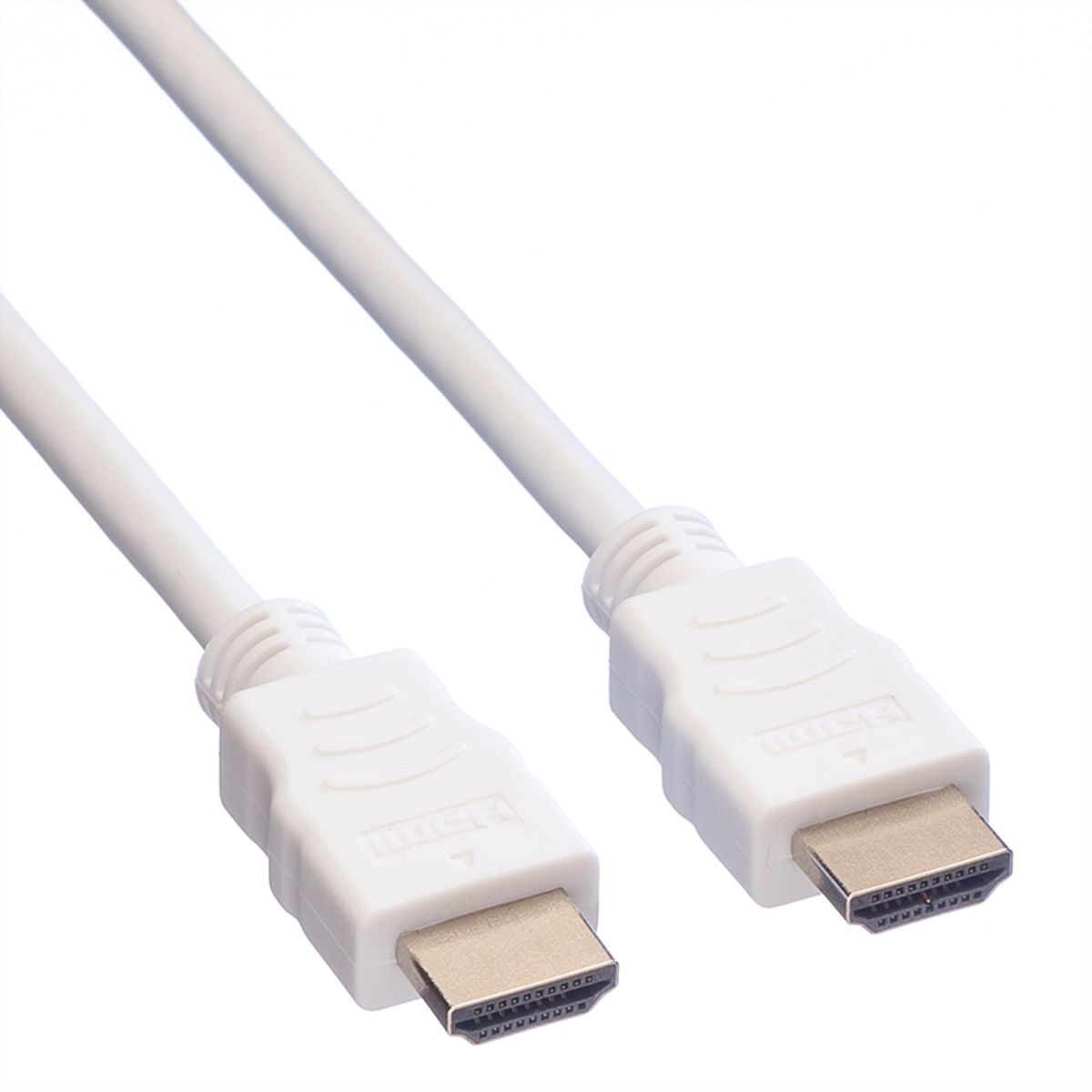 VALUE HDMI High Speed Kabel mit Ethernet, weiß, 1 m