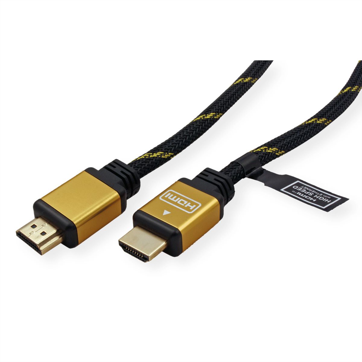 ROLINE GOLD HDMI High Speed Kabel mit Ethernet, 3 m