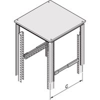 SCHROFF Gleitschienen Schwerlast, max. 40 kg, 2 St.