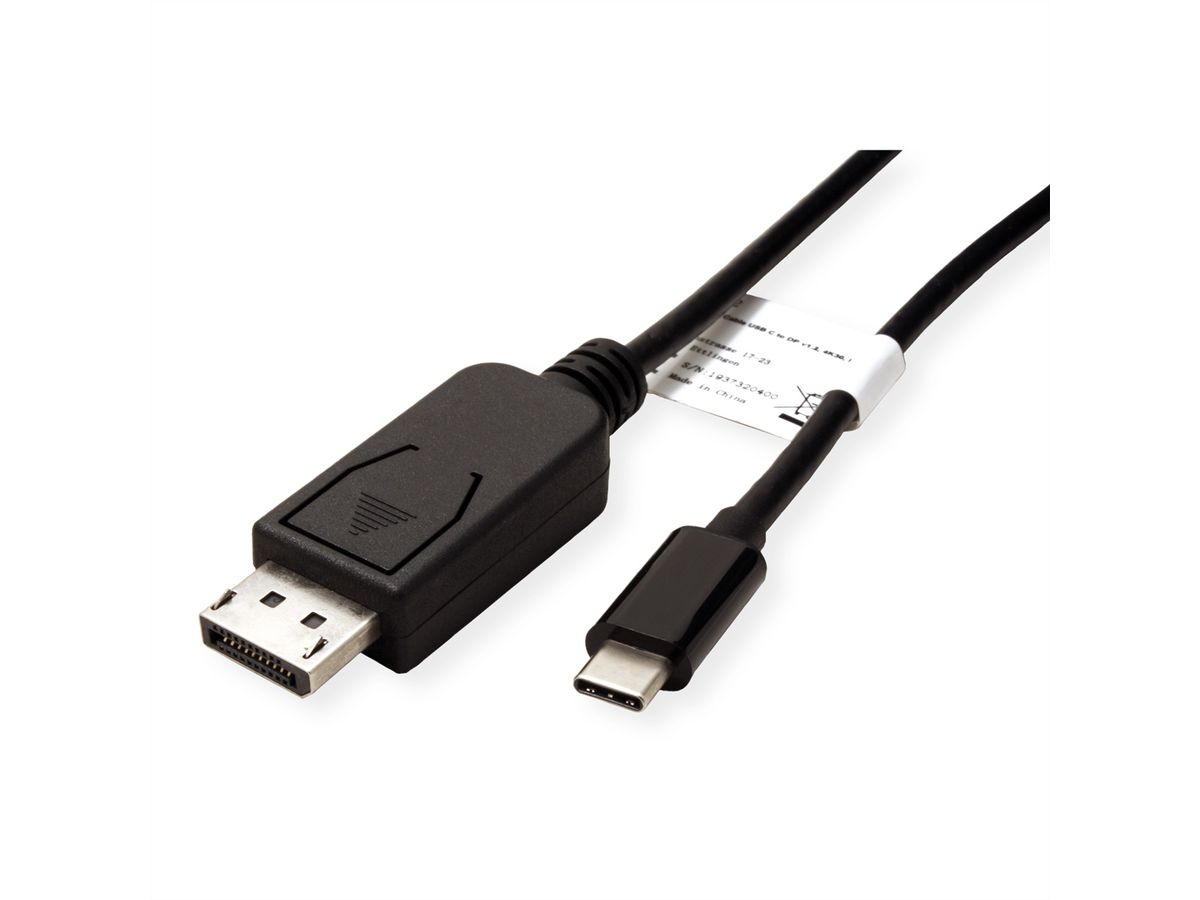 STANDARD USB Typ C - DisplayPort Adapterkabel, v1.2, ST/ST, 2 m