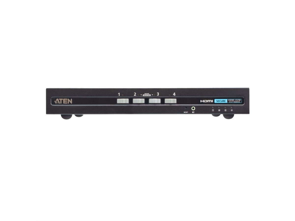 ATEN CS1184H4 4-Port 4K HDMI Secure KVM PSD PP V4.0 Compliant