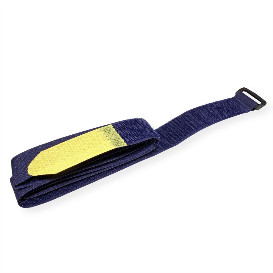 VELCRO® Verstellbarer Tragegurt mit Klettverschluss Everyday, Haken & Flausch Gurt 25mm x 92cm x 2 Blau
