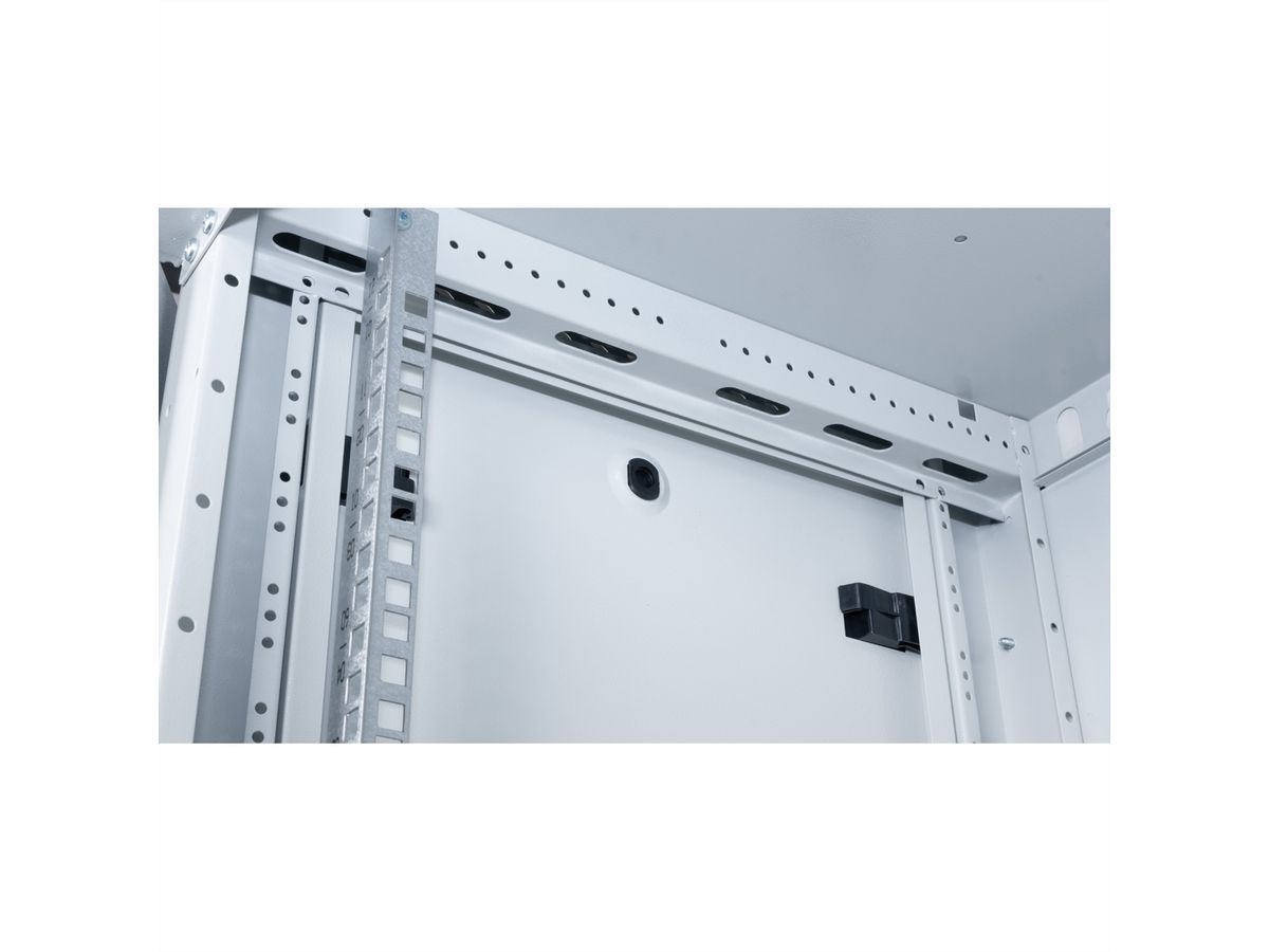 ROLINE 19-Zoll Wandgehäuse Basic Plus 12HE, 600x450 BxT grau