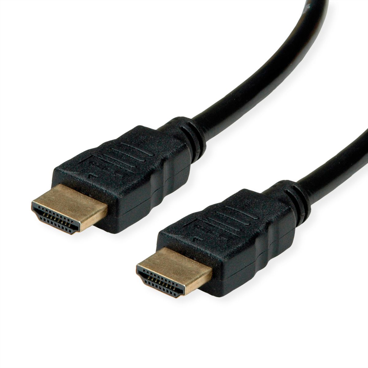 ROLINE RM HDMI High Speed Kabel mit Ethernet, schwarz, 2 m