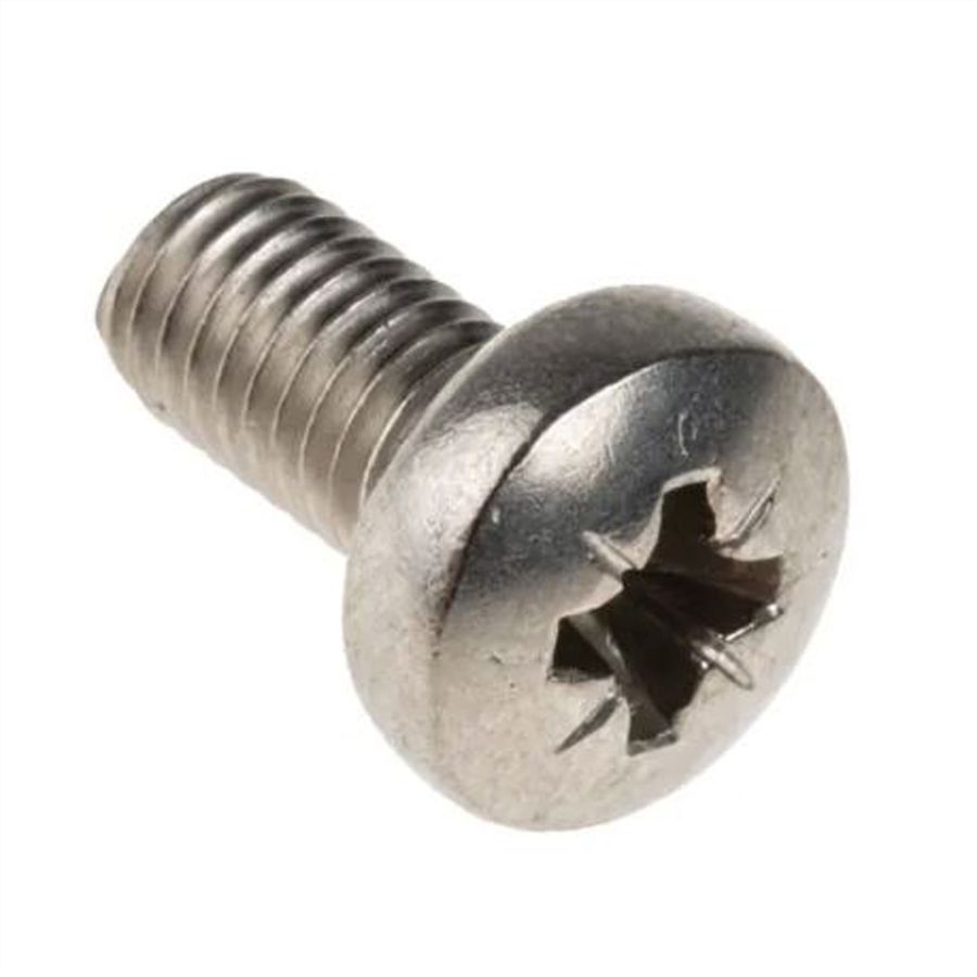 SCHROFF Linsenkopfschraube M5 x 10 - FLAKOSCHR.M5X10 ISO7045 100X