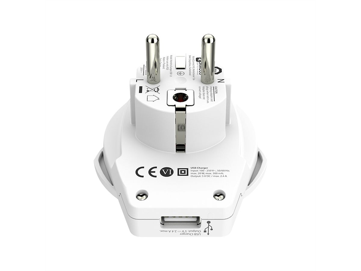 Skross World to Europe USB