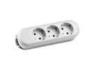 BACHMANN SMART Steckdosenleiste 3xCEE7/3 weiß, ohne Zuleitung