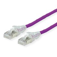 DÄTWYLER Patchkabel Cat.6A (Class EA) S/FTP, CU 7702 flex LSOH, AMP v2, violett, 2 m
