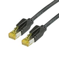 DRAKA Patchkabel Cat.6A (Class EA) S/FTP, UC900 TM31, LSOH, schwarz, 1 m