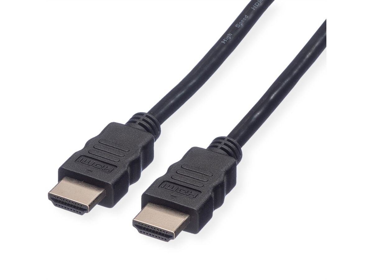 VALUE 4K HDMI Ultra HD Kabel mit Ethernet, ST/ST, schwarz, 2 m