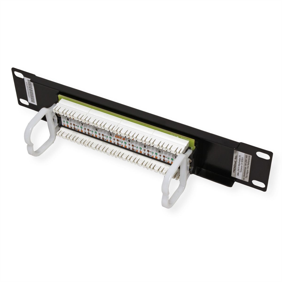 TRENDnet TC-P08C6 10" Patch Panel, 8-Port Cat. 6 Unshielded