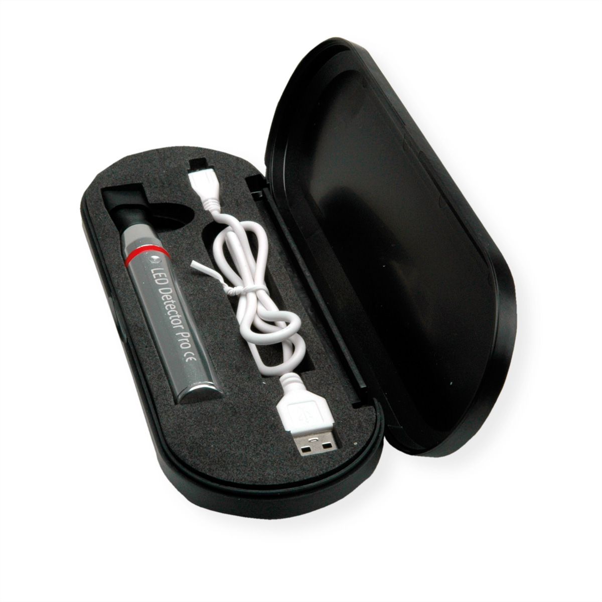 EasyLan DualBoot® LED Detektor Pro, zur Spannungseinspeisung in Patchkabel, Akku