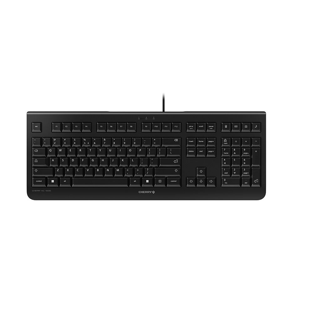 CHERRY KC 1000 Tastatur USB QWERTY US Englisch Schwarz