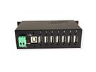 EXSYS EX-1177HMV USB 2.0 Hub Metall 7-Port