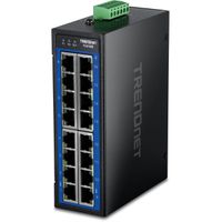 TRENDnet TI-G160 16-Port Gigabit Switch Industrial, DIN-Rail