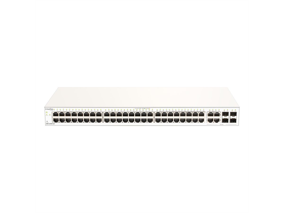 D-Link DBS-2000-52 Gigabit Switch 52-Port Nuclias Cloud Managed Layer2