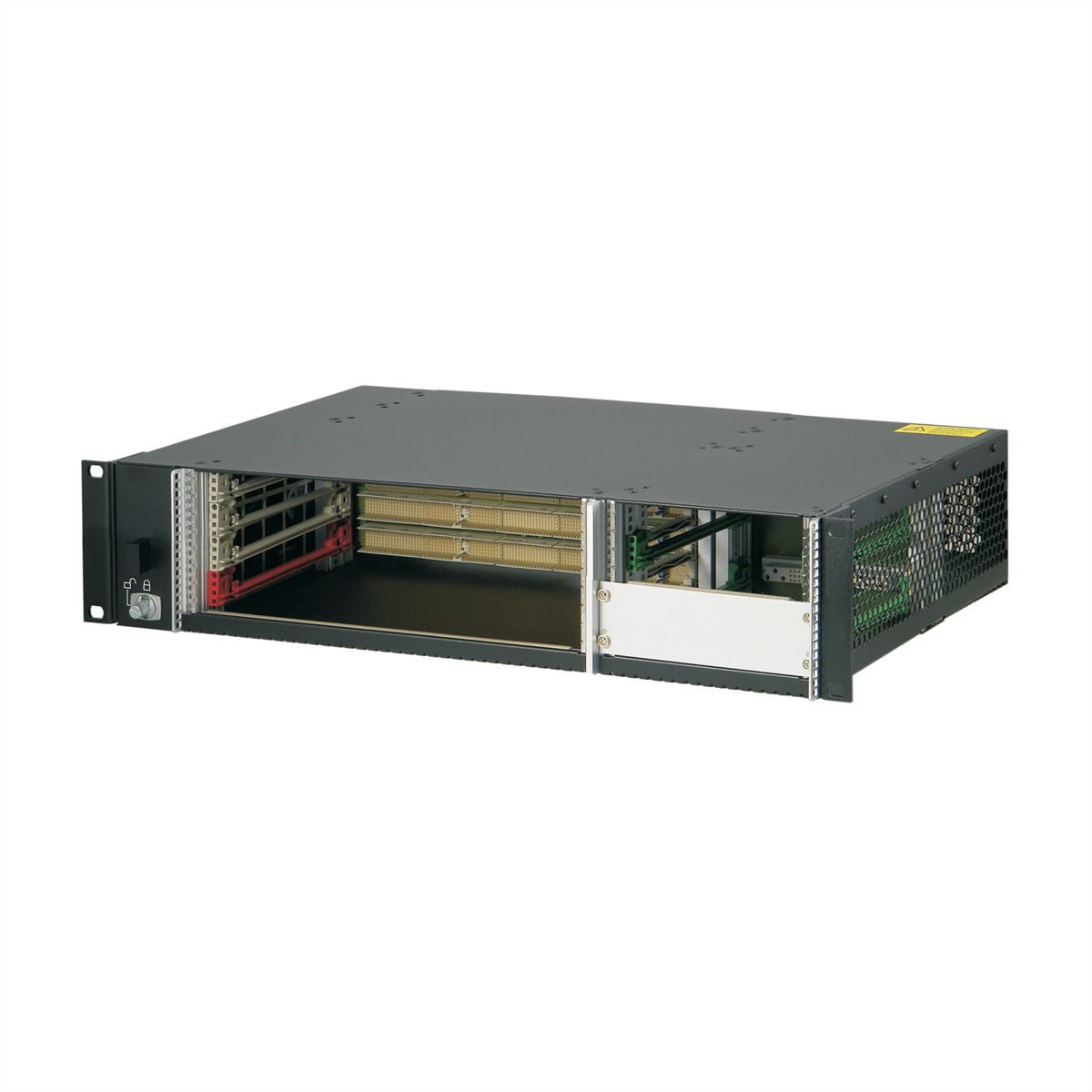 SCHROFF 2 HE, 4 Slot, mit Rear I/O, für 19"-Netzgerät - BGTR 2HE 275T 4SL CPCI 19"