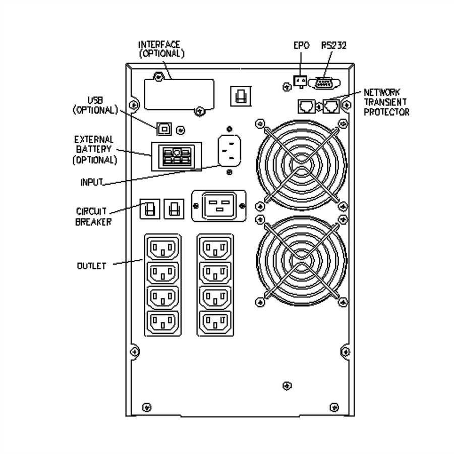 ROLINE ProSecure III 3000 - Online USV