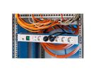 BACHMANN 19" 1,5HE 6xCEE7/3 1xSchalter SPD Strom 2,0m CEE7/7
