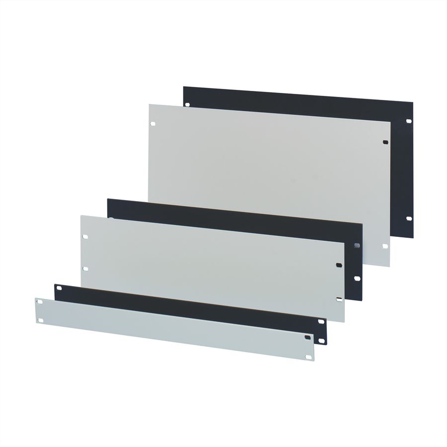 SCHROFF 19"-Frontplatte - 19" FRONTPLATTE 9HE RAL7021