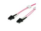 EasyLan LWL-LED-Patchkabel duplex 50/125µm OM4, LC/LC, violett, 3 m