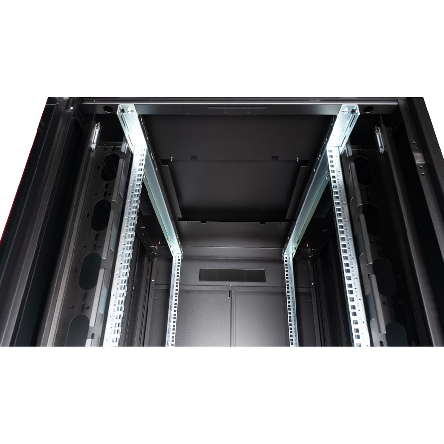 ROLINE 19-Zoll Netzwerkschrank Pro 47 HE, 600x800 BxT Glastür schwarz