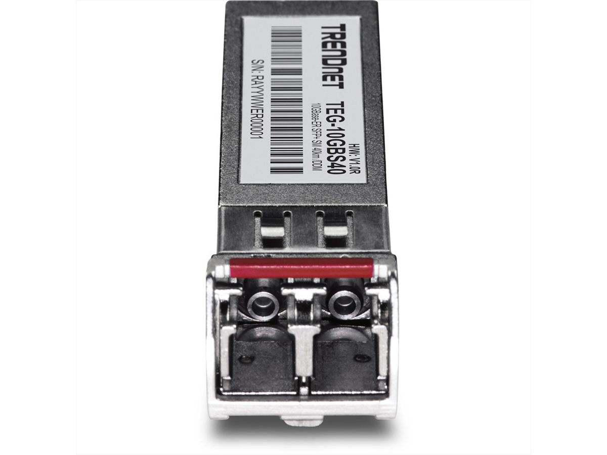 TRENDnet TEG-10GBS40 10GBASE-LR SFP+ SFP+ Single Mode LC (40KM with DDM)