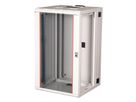 ROLINE 19-Zoll Wandgehäuse Pro 20 HE, 600x600 BxT zweiteilig schwenkbar grau