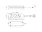 BACHMANN SMART Steckdosenleiste 3x Schutzkontakt, schwarz, 5 m