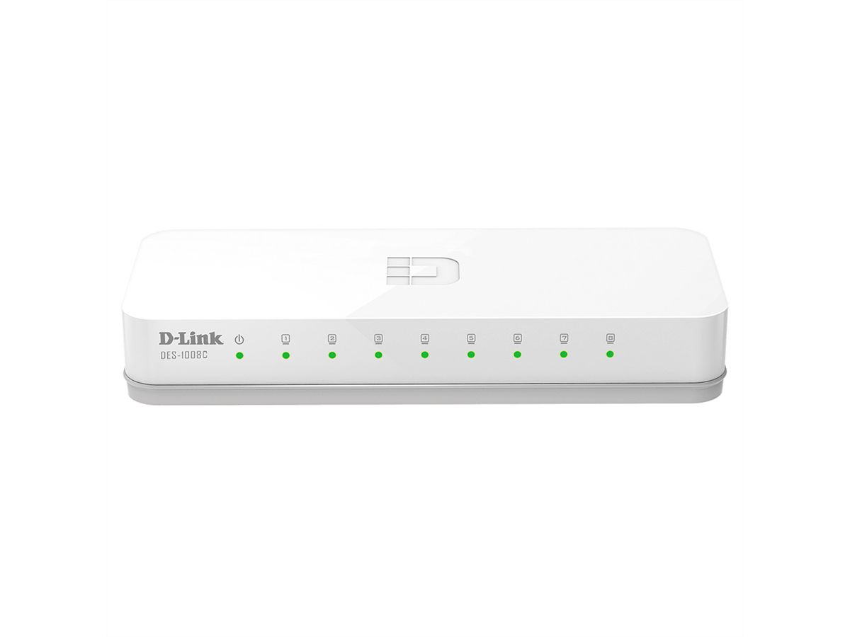 D-Link DES-1008C/E 8-Port Switch Fast Ethernet