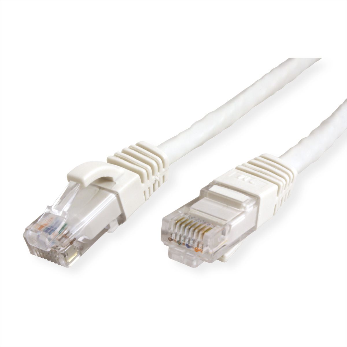 VALUE Patchkabel Cat.6A (Class EA) UTP, weiß, 7 m