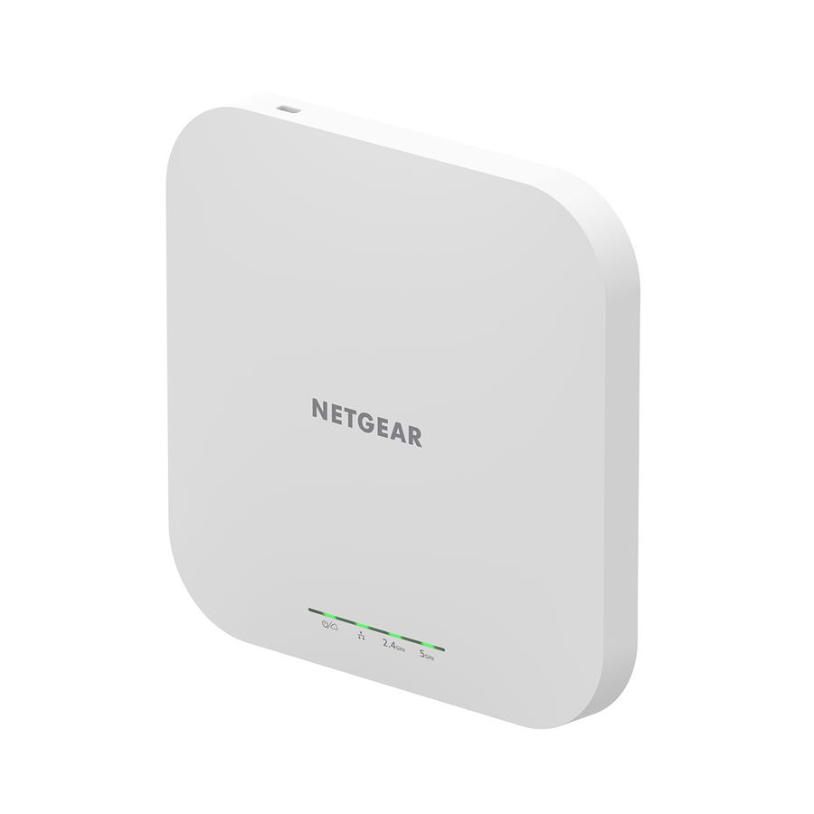 NETGEAR WAX610 WiFi 6 WLAN Access Point (AX1800 Speed Dual-Band Mesh, WPA3, 802.11ax, 2.5G LAN, Lokales oder Insight Remote Management, PoE+ powered - Netzteil optional)