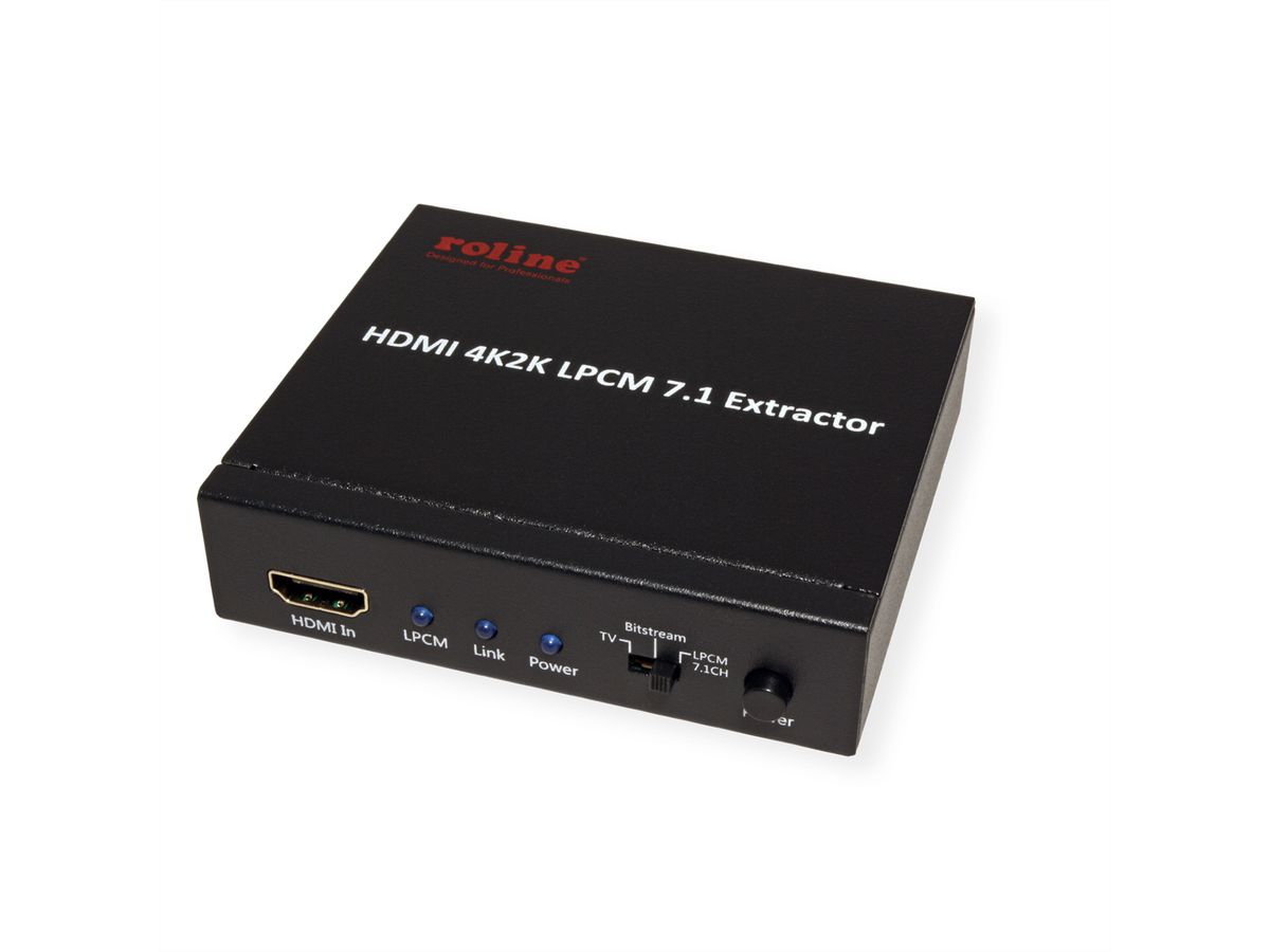 ROLINE HDMI 4K Audio Extraktor LPCM 7.1