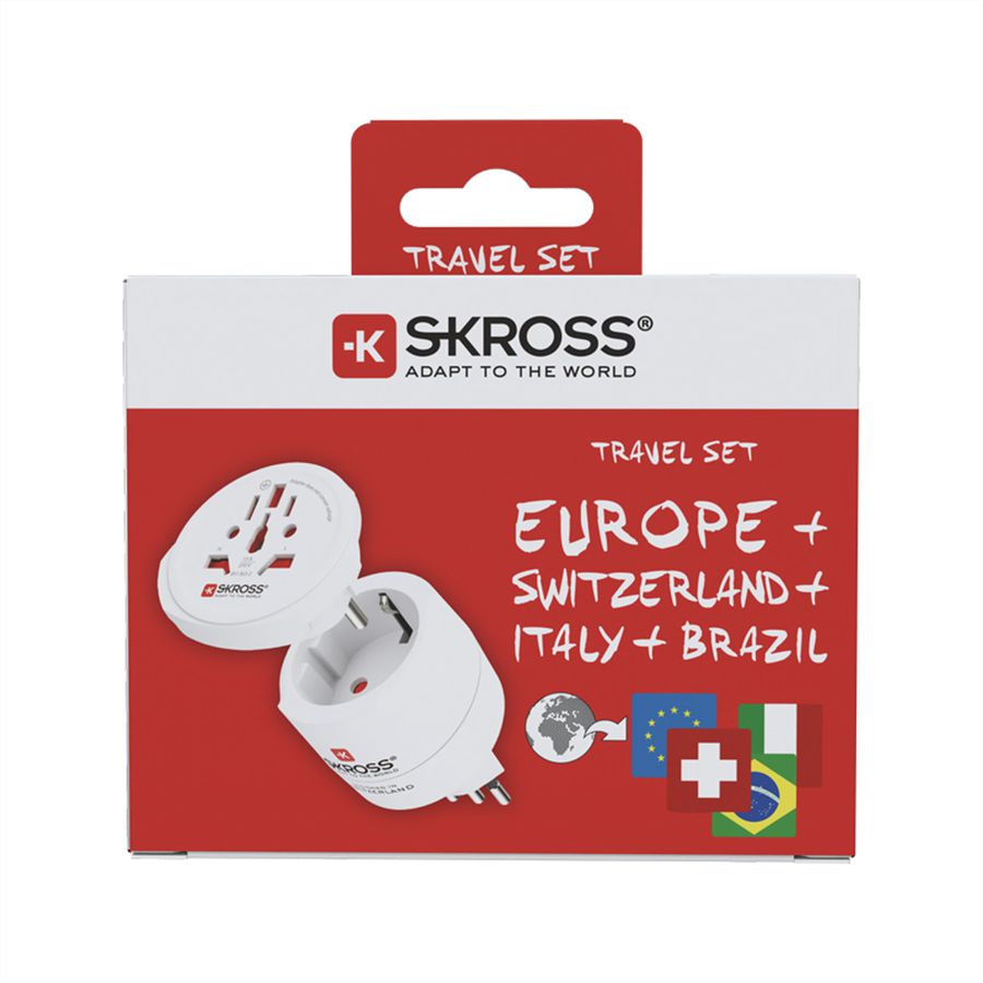 Skross Combo World to Switzerland Adapter-Set