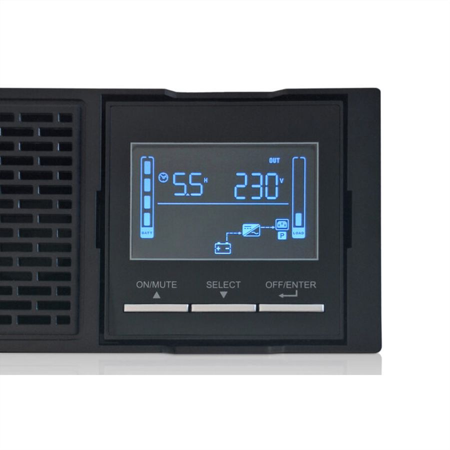GUDE EPB 8810-2 USV 2000VA UPS Backup Tower/RM, schwarz