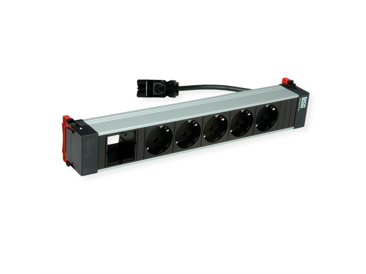 BACHMANN POWER FRAME 5xCEE7/3 1xCM 0,2m GST18i3