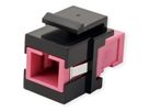 ROLINE Keystone LWL-Adapter SC/SC Simplex, Multimode, OM4
