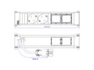 BACHMANN POWER FRAME Medium 2x Schutzkontakt 2x ABD Kunststoffprofil, schwarz