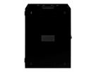 ROLINE 19-Zoll Wandgehäuse Pro 16 HE, 600x600 BxT zweiteilig schwenkbar schwarz