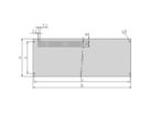 SCHROFF Frontplatte - COMPAC FRONTPL.3HE 28TE ELOX