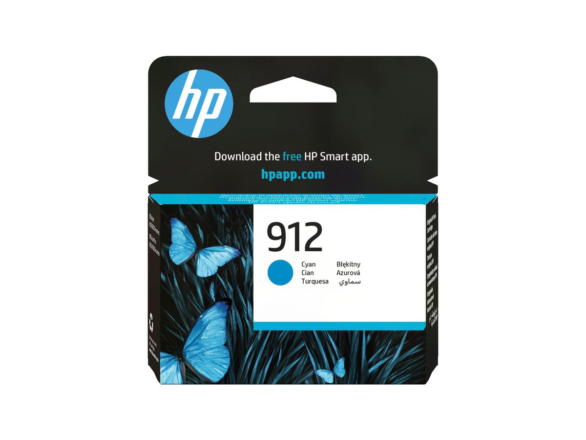 HP 912 Cyan Original Druckerpatrone