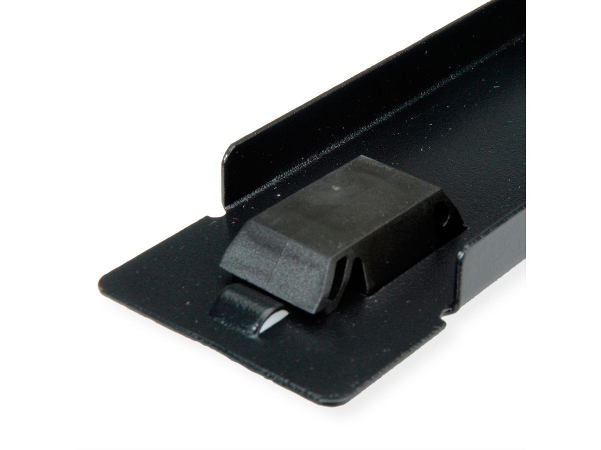 ROLINE 19"-Blindplatte Snap-in, 1 HE, schwarz